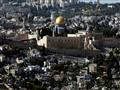 مدينة القدس والمسجد الاقصى في صورة اخذت في 31 ايار