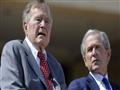 أدلى بوش الأبن والأب تصريحا مشتركا بشأن أحداث شارل
