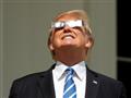 US-President-Trump-watches-the-solar-eclipse-from-the-Truman-Balcony-at-the-White-House-in-Washing                                                                                                      