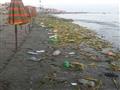 انتشار القمامة بشاطئ رأي البر                                                                                                                                                                           
