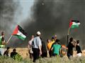 فلسطينيون يتظاهرون في غزة ضد الحصار الاسرائيلي للق