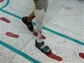 افغاني مبتور الساق في مركز للجنة الدولية للصليب ال