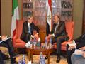 وزير الخارجية المصري يلتقي نظيره الإيطالي