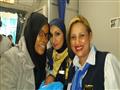 تشادية تشكر مصر للطيران لمساعدتها في الولادة على رحلة بنجامينا (3)                                                                                                                                      