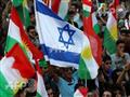 علم إسرائيل بجانب علم اقليم كردستان
