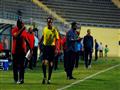 علاء عبدالعال خلال المباراة