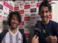 محمد النني وأحمد حجازي بعد المباراة