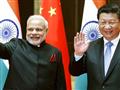 الرئيس الصيني مع رئيس الوزراء الهندي