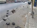 هبوط أرضي بحي وسط الإسكندرية  (4)                                                                                                                                                                       