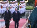 الرئيس المصري ونظيره الفيتنامي يستعرضان حرس الشرف 