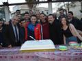 حمادة هلال يحتفل مع فريق قانون عمر ببدء التصوير (4)                                                                                                                                                     