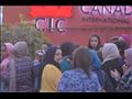 توافد الطلاب على حفل رامي صبري بالجامعة الكندية (2)                                                                                                                                                     