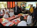  الوزير البريطاني للتنمية الدولية وسفير بريطانيا في القاهرة يتفقدان مدرسة سراي القبة الإعدادية (6)