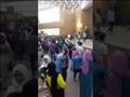 رقص شعبى داخل كلية حقوق جامعة عين شمس