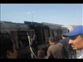 حريق بجرار قطار ركاب داخل محطة أبوكبير في الشرقية (1)