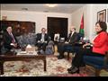 وزير البترول خلال لقائه مع رئيس الوزراء الأردني وو