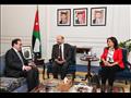 وزير البترول خلال لقائه مع رئيس الوزراء الأردني ووزيرة الطاقة (2)                                                                                                                                       