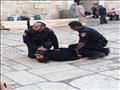 اعتداء الشرطة الاسرئيلية على رهبان دير السلطان