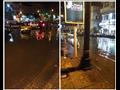 الأمطار تغرق شوارع الاسكندرية