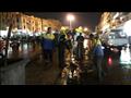 أعمال كسح مياه الأمطار من شوارع الإسكندرية (1)