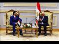 لقاء عبدالعال ورئيس البرلمان العراقي 