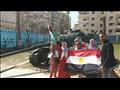 رفع علم فلسطين علي حطام دبابة إسرائيلية بمتحف بورسعيد٢_2                                                                                                                                                