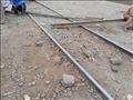 أهالي قرية بالمنوفية يقطعون السكة الحديد بعد سقوط طالب من قطار (2)                                                                                                                                      