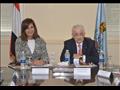 اجتماع السفيرة نبيلة مكرم بالدكتور طارق شوقي (4)                                                                                                                                                        