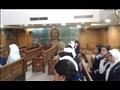 طالبات مسلمات في زيارة لكنيسة بالمنيا                                                                                                                                                                   