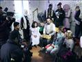 أحمد حلمي في زيارته للاجئي مخيم الزعتري