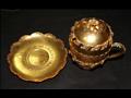 القطعة الفائزة - طقم شاي 13 قطعة من الذهب من مقتنيات الملك فاروق (2)                                                                                                                                    