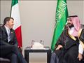 ولي العهد السعودي يلتقي رئيس وزراء إيطاليا