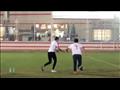 مريم أوزرلي تلعب كرة القدم في نادي الزمالك (1)