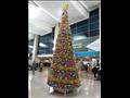 تجهيزات احتفالات الكريسماس بمطار القاهرة (2)                                                                                                                                                            