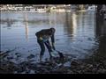 شباب يتطوعون لتنظيف نهر النيل (4)