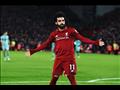 محمد صلاح يحتفل بهدفه أمام آرسنال                 