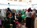 إضراب العاملين في مدرسة خاصة بالمنيا للمطالبة بصرف