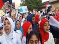 مسيرة لطالبات مدرسة بالمنيا  (1)
