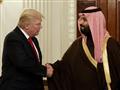 الأمير محمد بن سلمان برفقة دونالد ترامب           