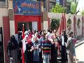 فتيات ينظمن مسيرة لحث المواطنين على المشاركة بالانتخابات (6)                                                                                                                                            