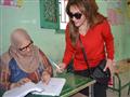 نادية مصطفى تدلي بصوتها في الانتخابات الرئاسية (6)                                                                                                                                                      