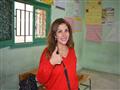 نادية مصطفى تدلي بصوتها في الانتخابات الرئاسية (8)                                                                                                                                                      