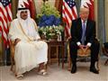الرئيس الامريكي وامير قطر