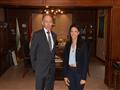 الدكتورة رانيا المشاط مع سفير أستراليا بالقاهرة  (
