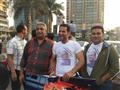 توافد المواطنين على ميدان مصطفى محمود للاحتفال بفوز السيسي (2)                                                                                                                                          