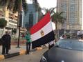 توافد المواطنين على ميدان مصطفى محمود للاحتفال بفوز السيسي (10)                                                                                                                                         