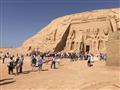 السياح فى معبد ابو سمبل اليوم