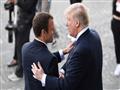 الرئيس الأمريكي ترامب ونظيره الفرنسي ماكرون