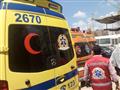  25 سيارة إسعاف لتأمين حادث تصادم بكفر الشيخ (9)                                                                                                                                                        