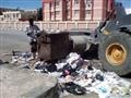أعمال نظافة شوارع بورسعيد بنهار رمضان